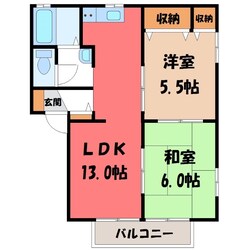 ハイツハーモニー C棟の物件間取画像